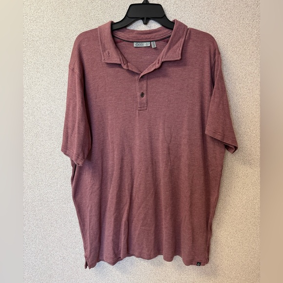 tasc Other - Tasc Performance Men Size XL Maroon short sleeve Polo Pimaluxe